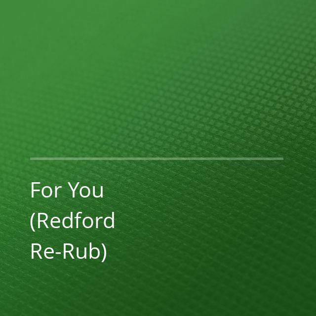 ManyFew/Marcus Santoro/Hayley May - For You (Redford Re-Rub)